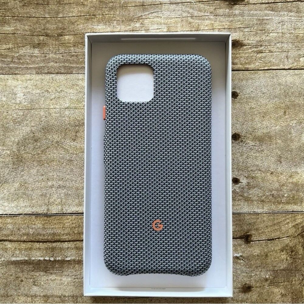 Google Pixel 4 Fabric Case Sorta Smoky Grey GA01281 Official Protective Cover‎